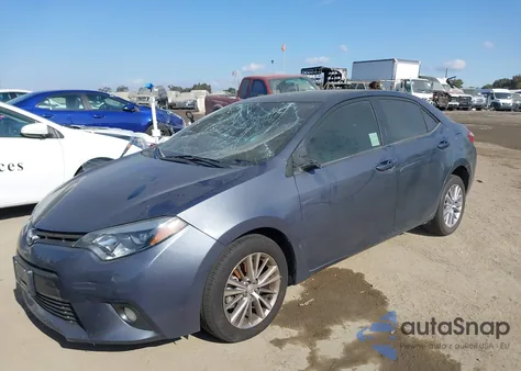 2015 Toyota Corolla Le Plus z USA, uszkodzony, nr VIN 5YFBURHE6FP253503